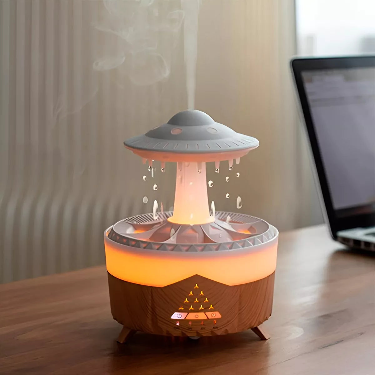 Humidificador aromaterapia lluvia